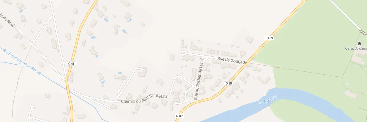 Plan du 15 Rue de Gourjade à Castres