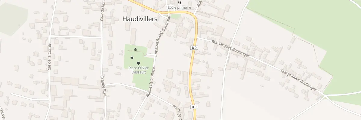 Plan du 4B Rue de la Poste à Haudivillers
