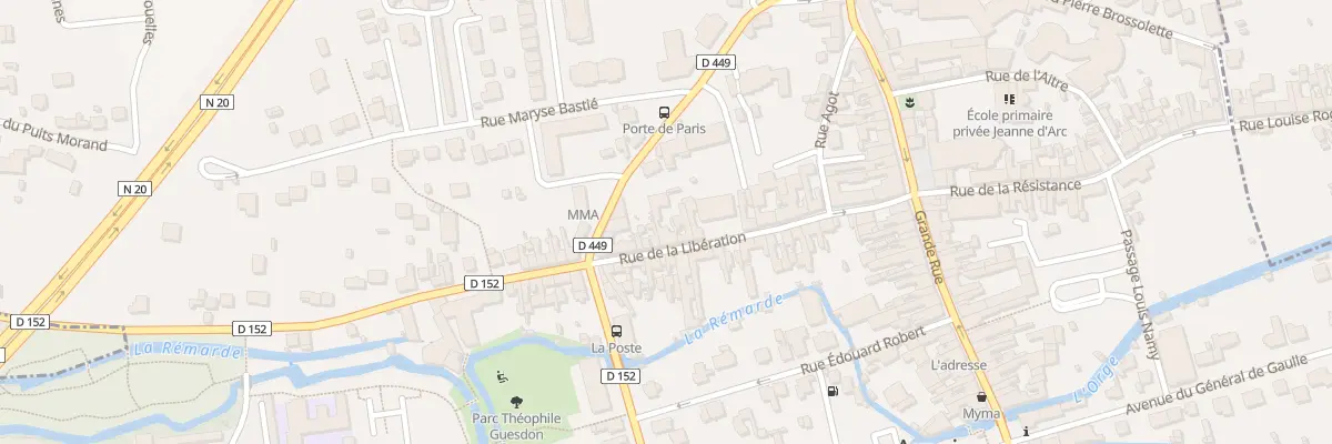 Plan du 28 Rue de la Libération à Arpajon