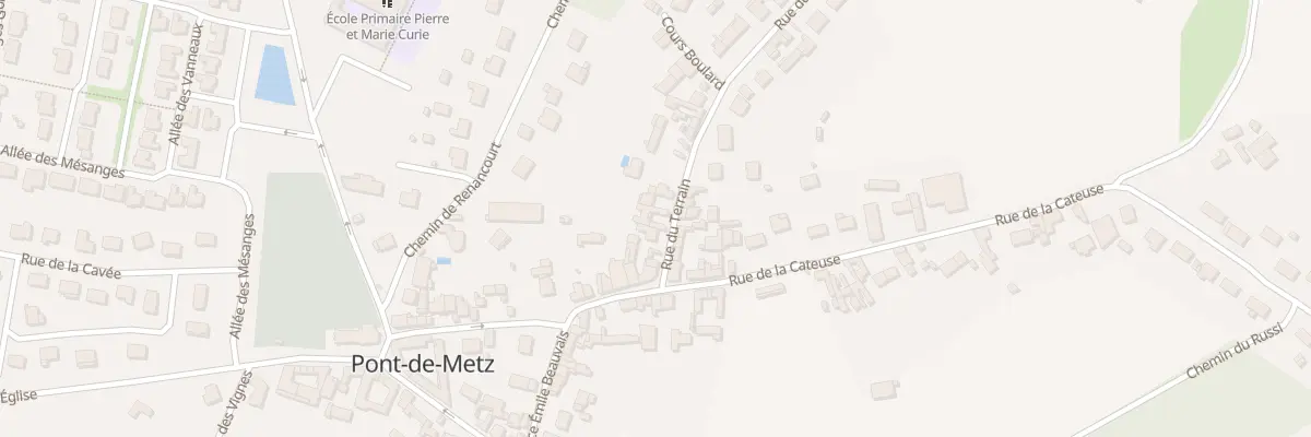 Plan du 5 Rue du Terrain à Pont-de-Metz