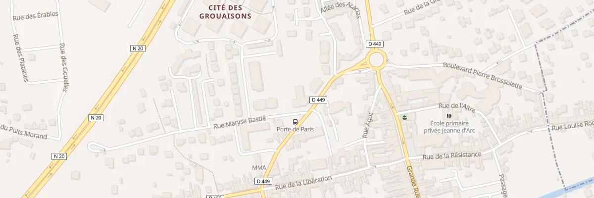 Plan du 8 Bd Ernest Girault à Arpajon