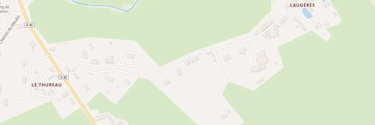 Plan du 50 Laugeres à Gouzon