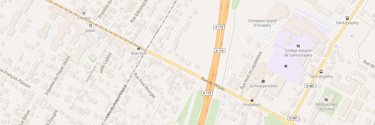 Plan du 174 Rue du Dix Huit Juin à Ermont