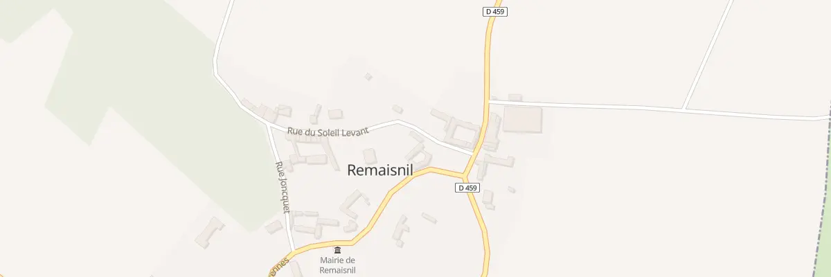 Plan du 1 Rue du Soleil Levant à Remaisnil
