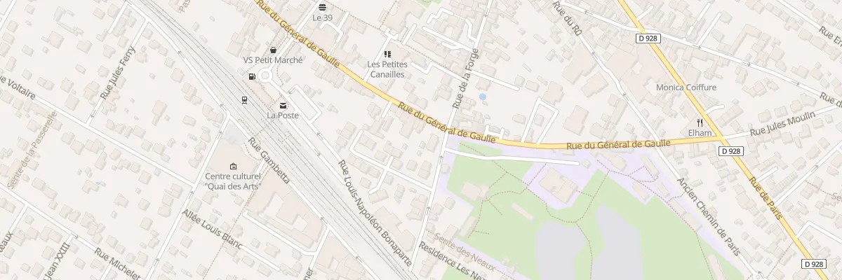 Plan du 43 Rue du Général de Gaulle à Saint-Leu-la-Forêt