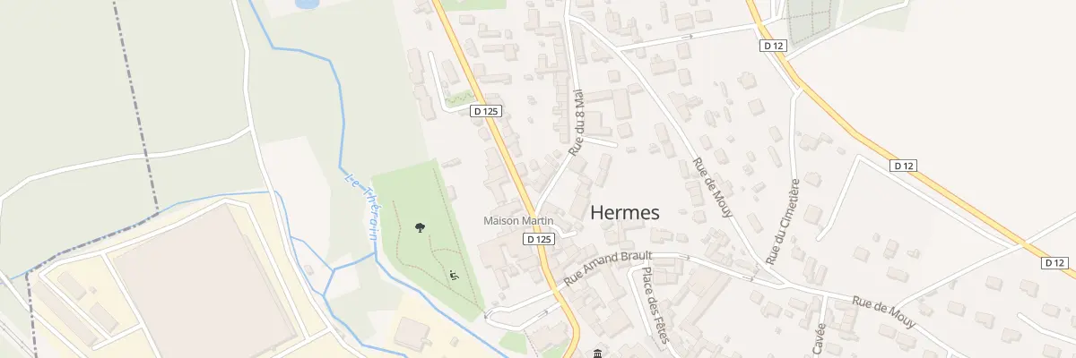 Plan du 3 Rue du 8 Mai à Hermes