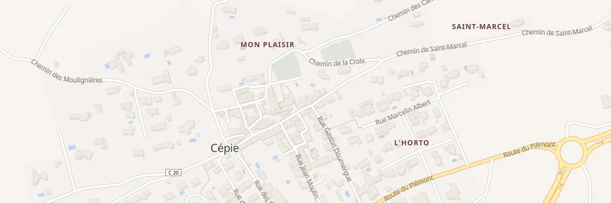 Plan du 7 Rue Michel Colucci à Cépie