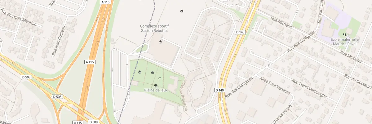 Plan du 4 All de Bourgogne à Ermont