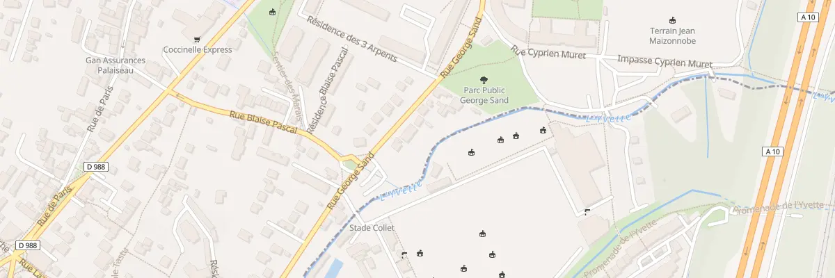 Plan du 39B Rue George Sand à Palaiseau