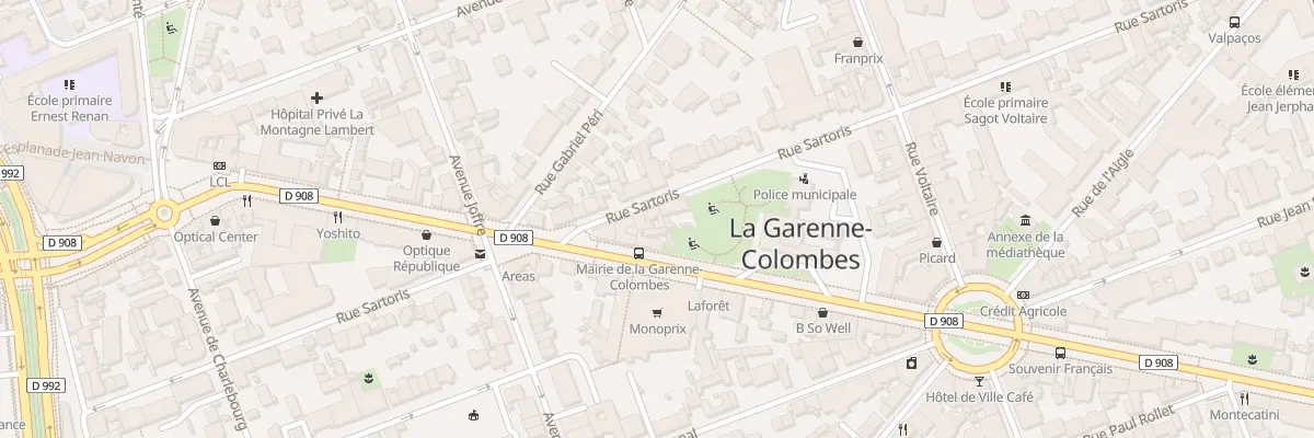 Plan du 61B Rue Sartoris à La Garenne-Colombes