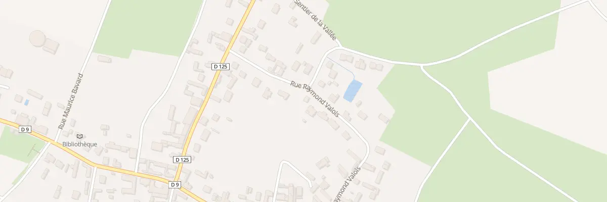 Plan du 21 Rue Raymond Valois à Haudivillers