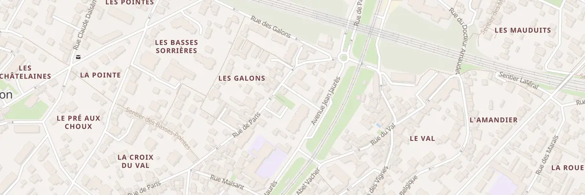 Plan du 37 Rue de Paris à Meudon