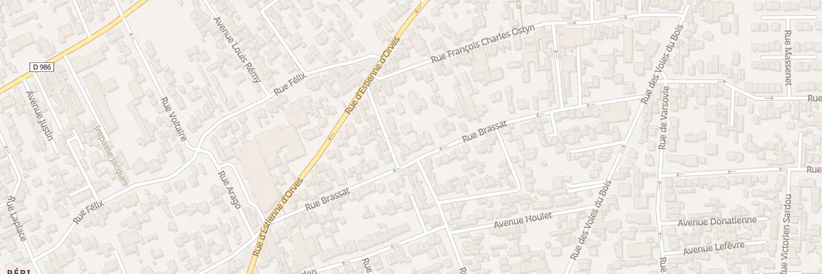 Plan du 68B Rue Brassat à Colombes