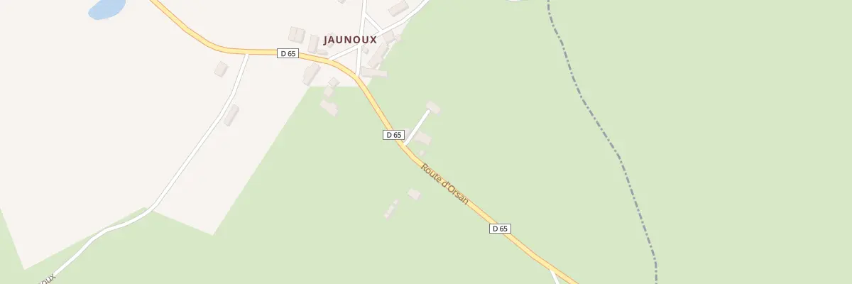 Plan du 3011 Rte d’Orsan à Maisonnais