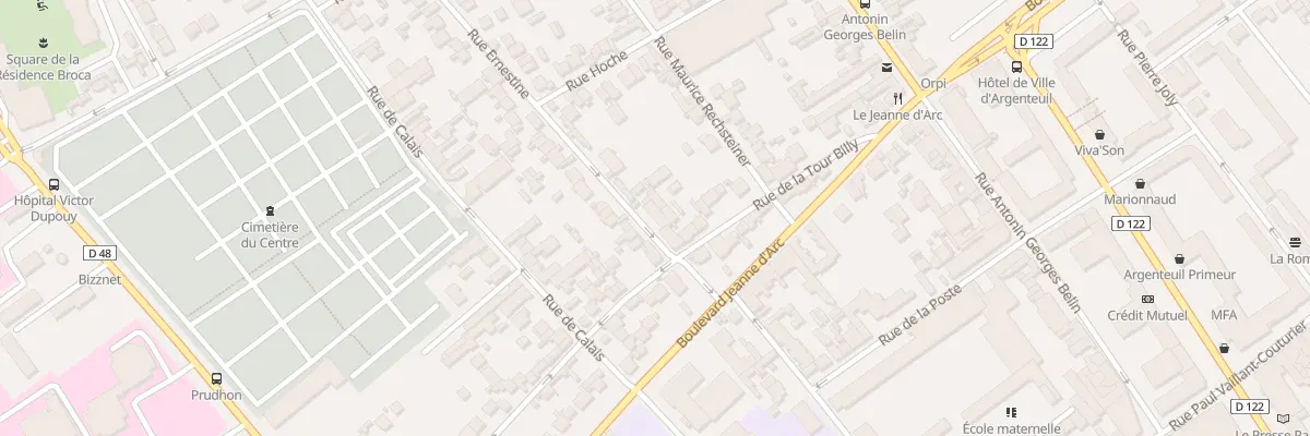 Plan du 4 Rue Ernestine à Argenteuil