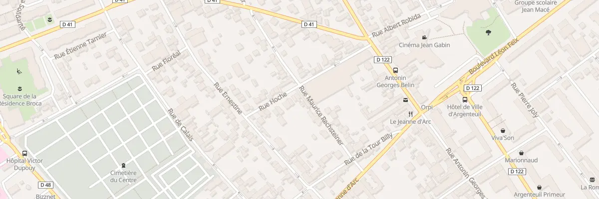 Plan du 5 Rue Hoche à Argenteuil