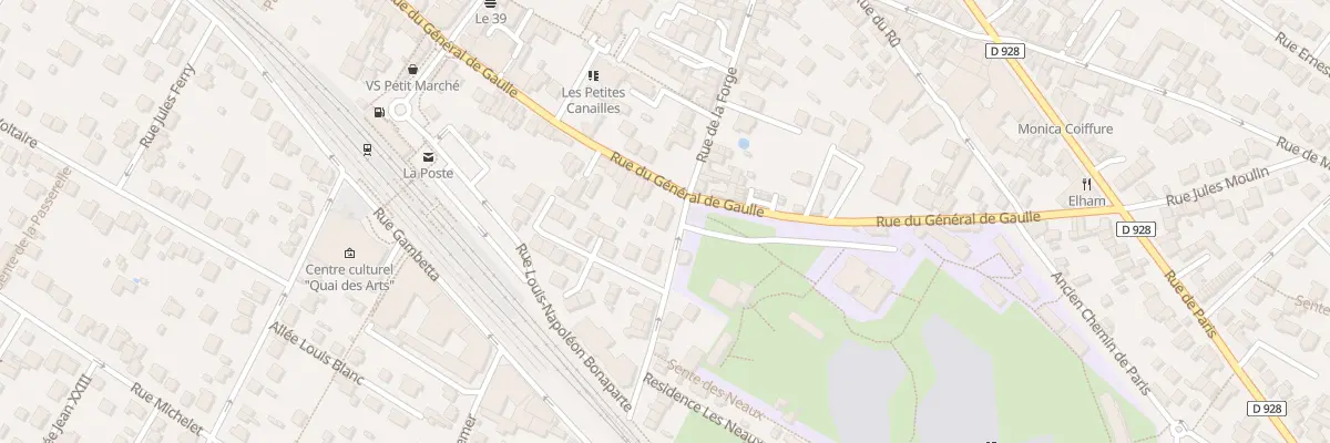 Plan du 50 Rue de la Forge à Saint-Leu-la-Forêt