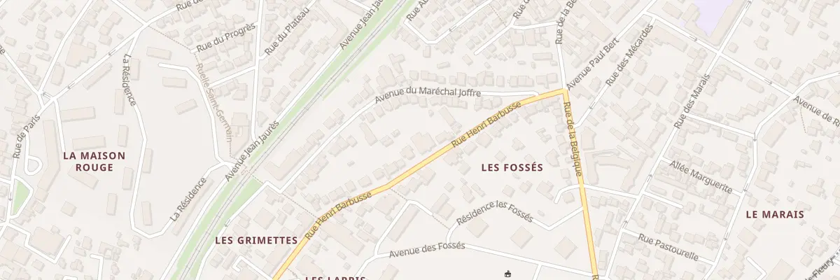 Plan du 24 Rue Henri Barbusse à Meudon