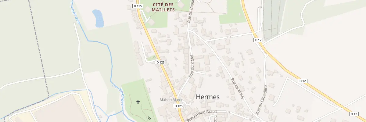 Plan du 21 Rue du 8 Mai à Hermes