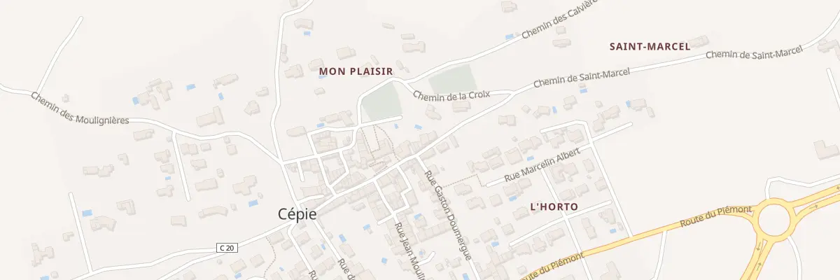 Plan du 7 Che de Saint Marcel à Cépie