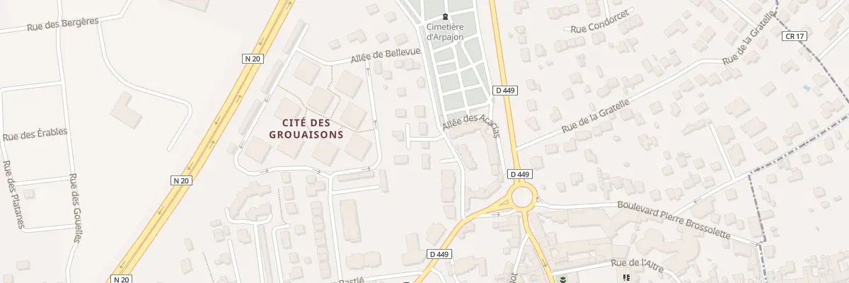 Plan du 9014 Che de Bellevue à Arpajon