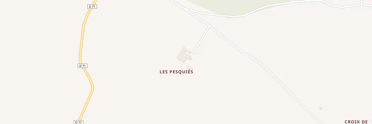 Plan du 5128 Les Pesquies à Valderiès