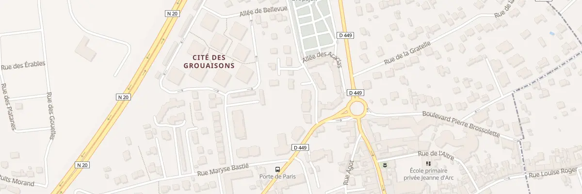 Plan du 4 Rue des Grouaisons à Arpajon