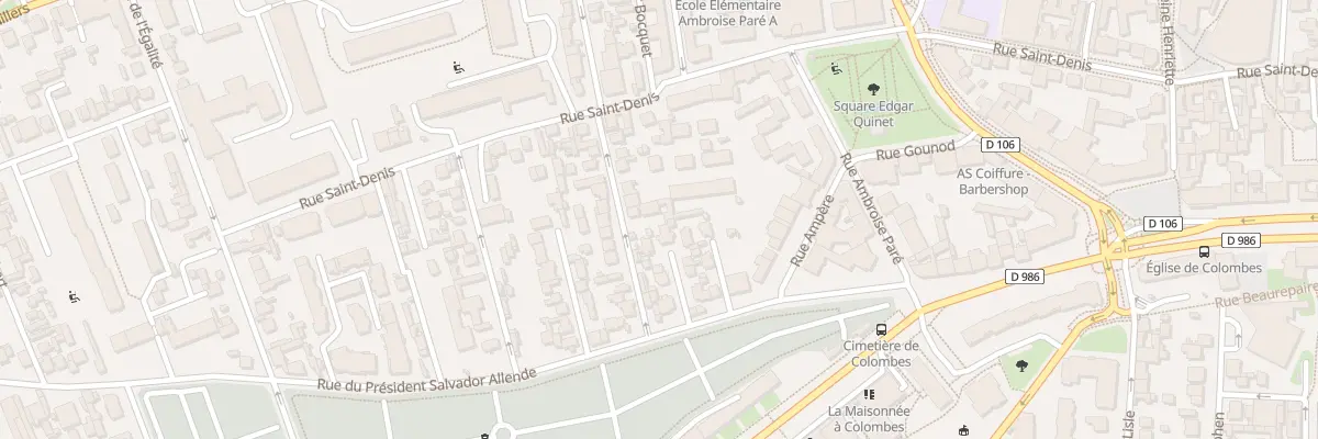 Plan du 12 Rue des Avants à Colombes
