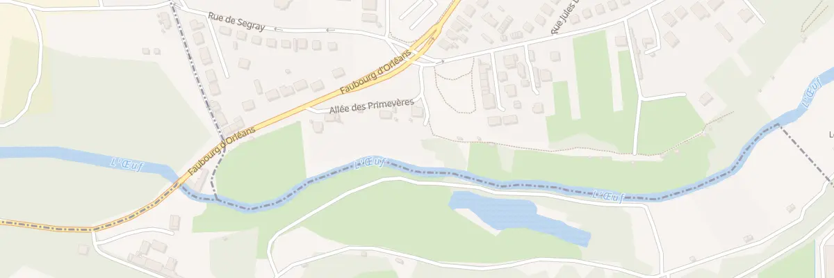 Plan du 16 Che des Primeveres à Pithiviers