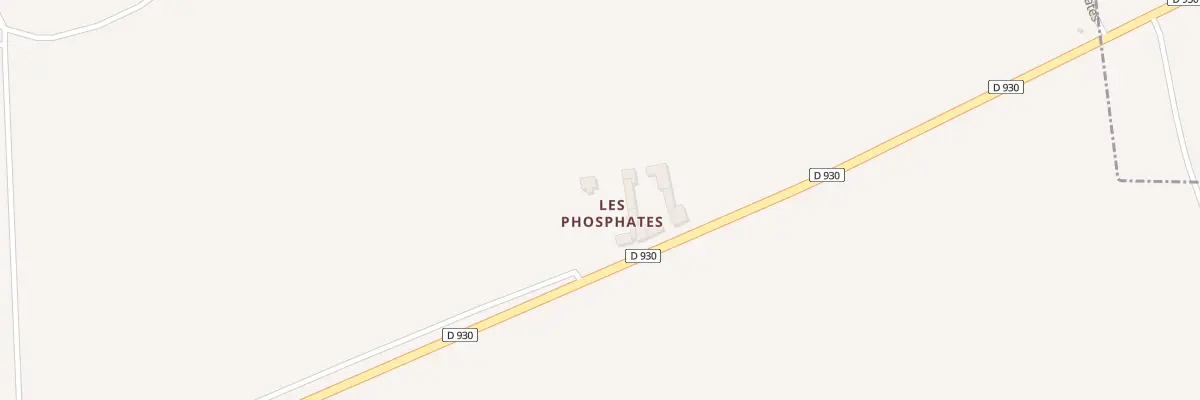 Plan du 9 Les Phosphates à Hardivillers