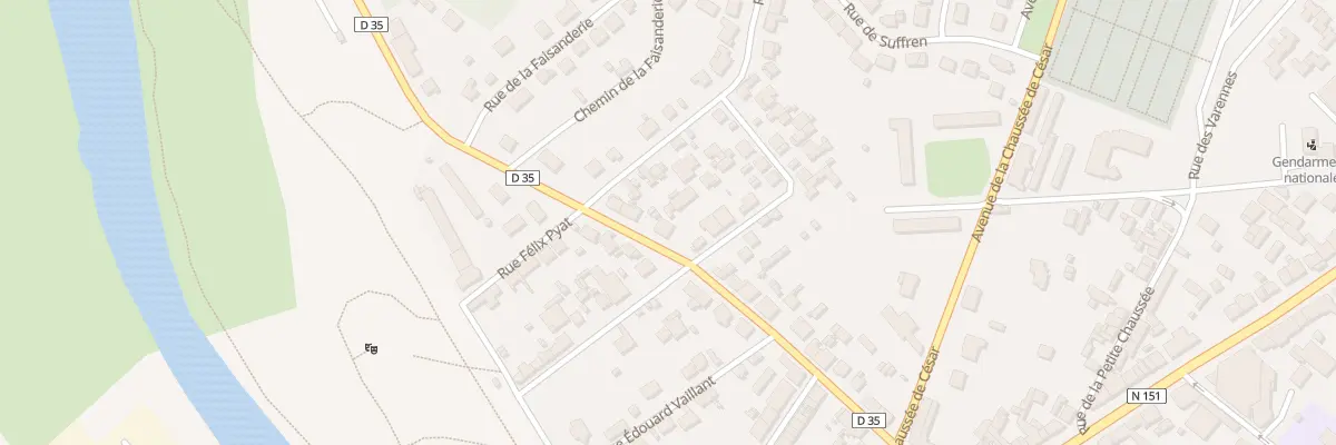 Plan du 34 Rue Paul Vaillant Couturier à Saint-Florent-sur-Cher