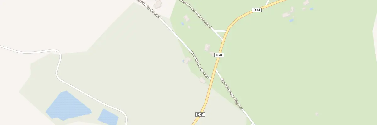 Plan du 57 Che du Coural à Fauch