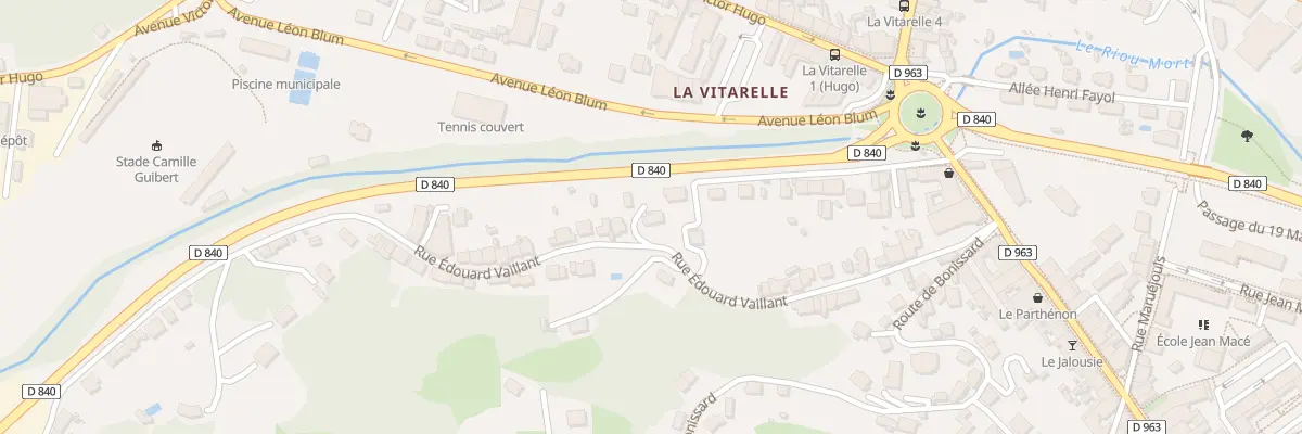 Plan du 12B Rue Edouard Vaillant à Decazeville