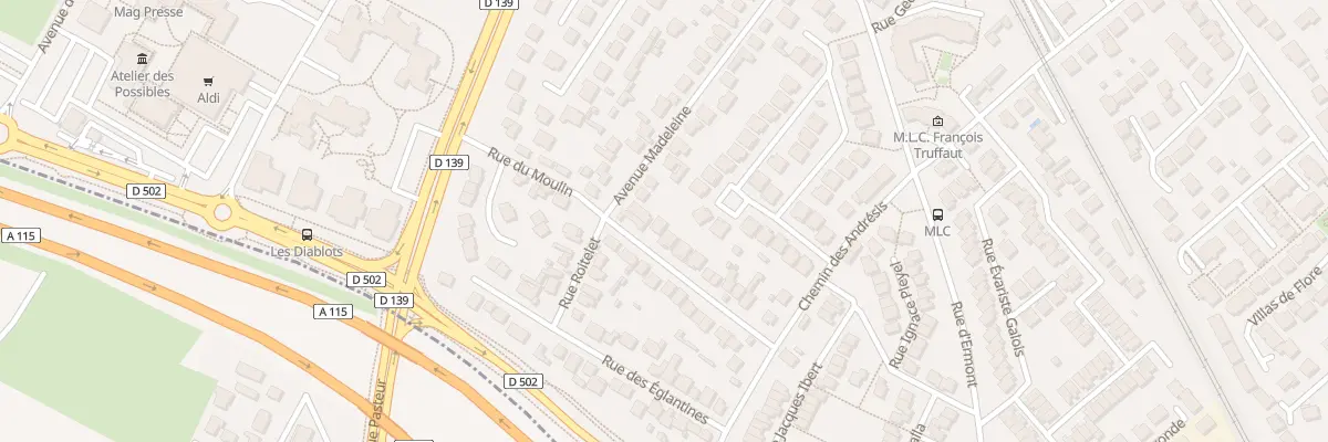 Plan du 3 Rue du Moulin à Saint-Leu-la-Forêt