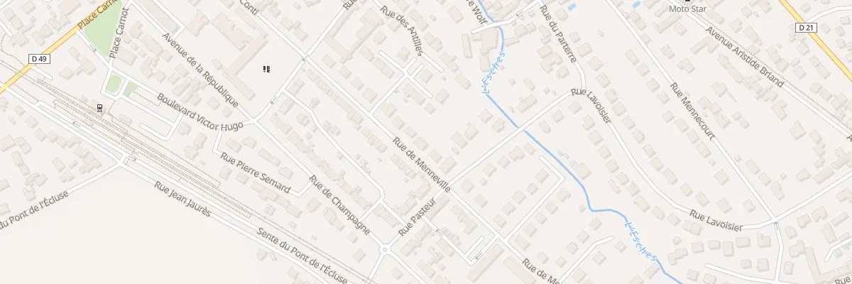 Plan du 161 Rue de Menneville à Chambly