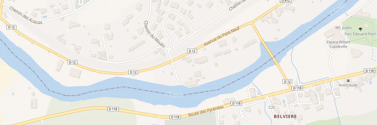 Plan du 156 Le Pla à Montazels