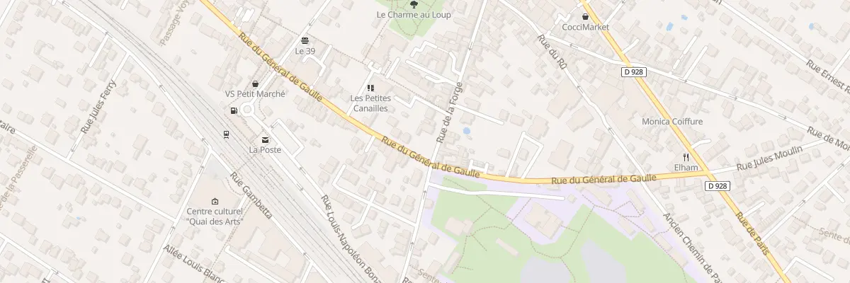 Plan du 48 Rue de la Forge à Saint-Leu-la-Forêt