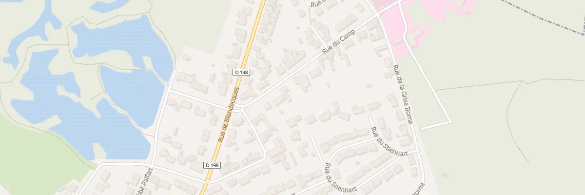 Plan du 250 Rue du Camp à Helfaut