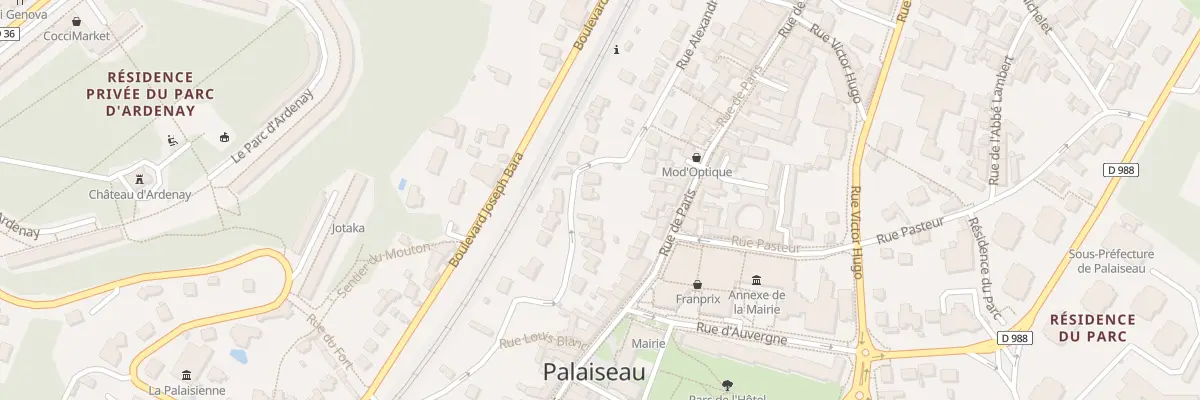 Plan du 39 Rue Alexandre Néreau à Palaiseau