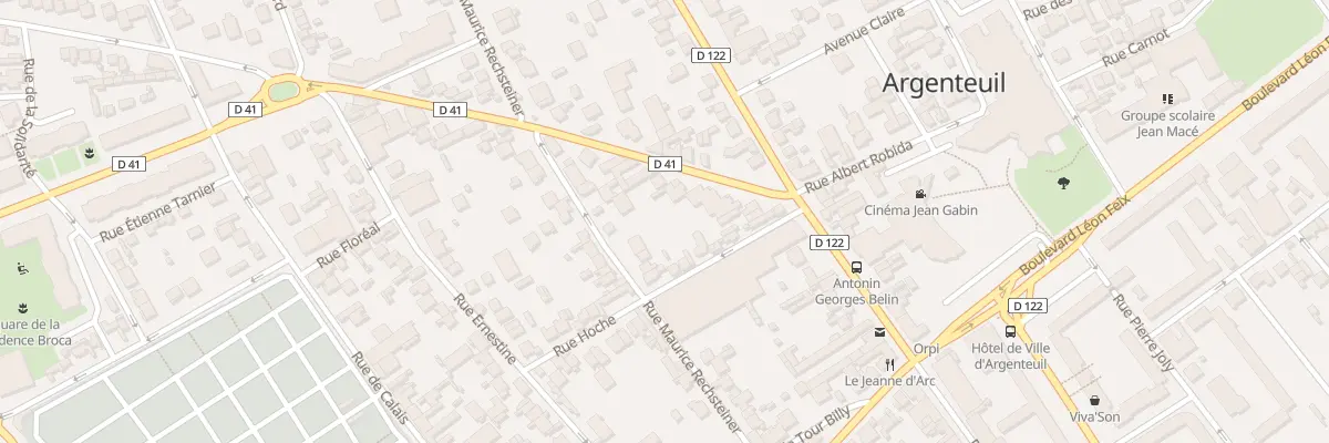 Plan du 28 Rue Maurice Rechsteiner à Argenteuil