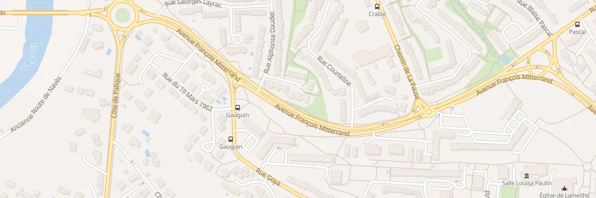 Plan du 10 Rue Alphonse Daudet à Castres