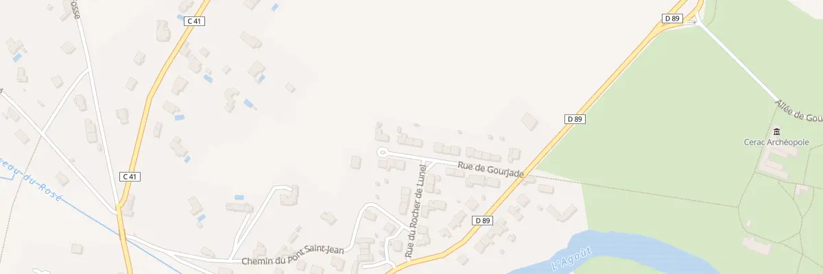 Plan du 22 Rue de Gourjade à Castres