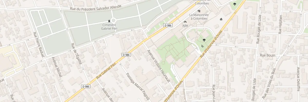 Plan du 117 Rue Gabriel Péri à Colombes