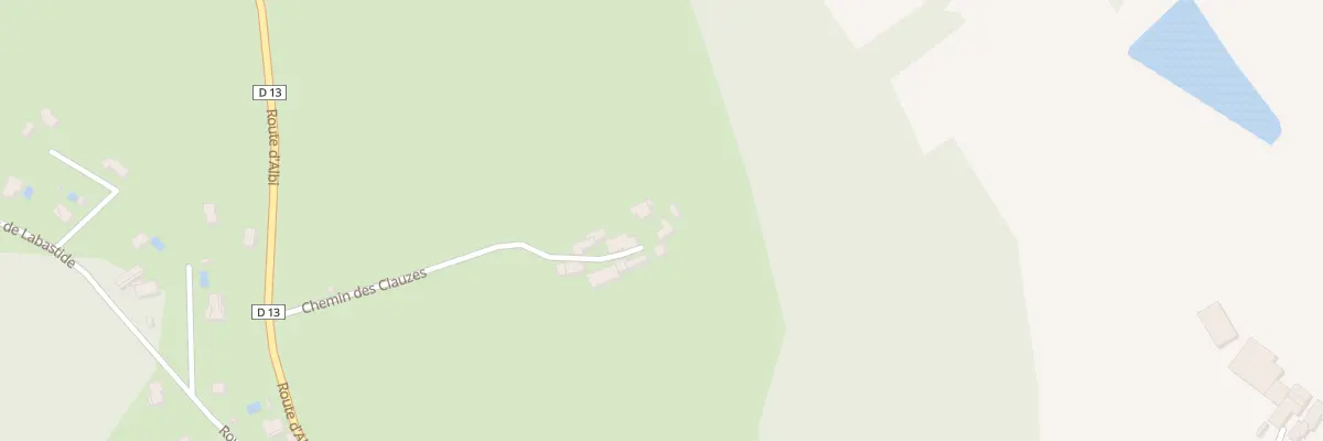 Plan du 331 Che des Clauzes à Fauch