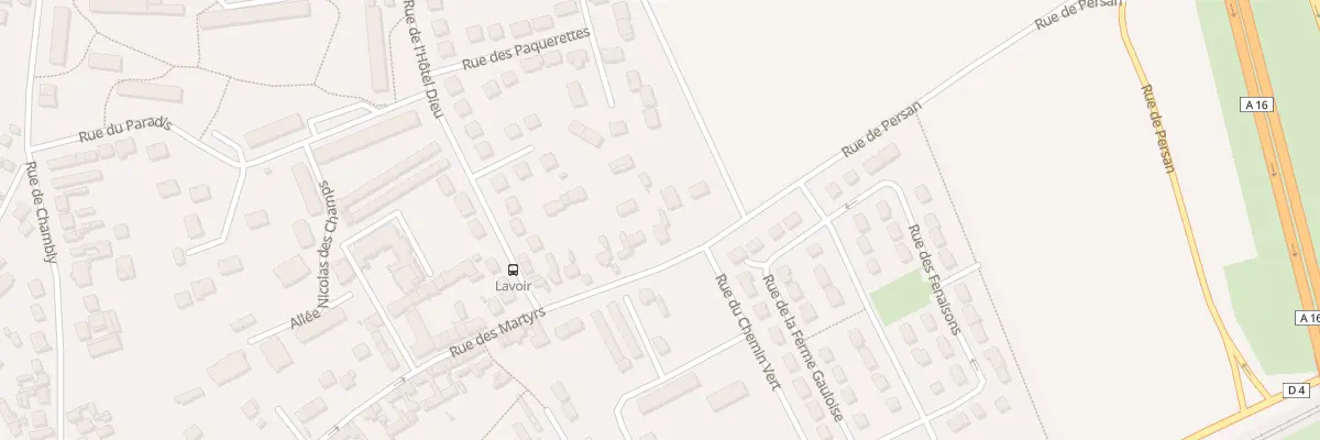 Plan du 2 Rue des Martyrs à Champagne-sur-Oise
