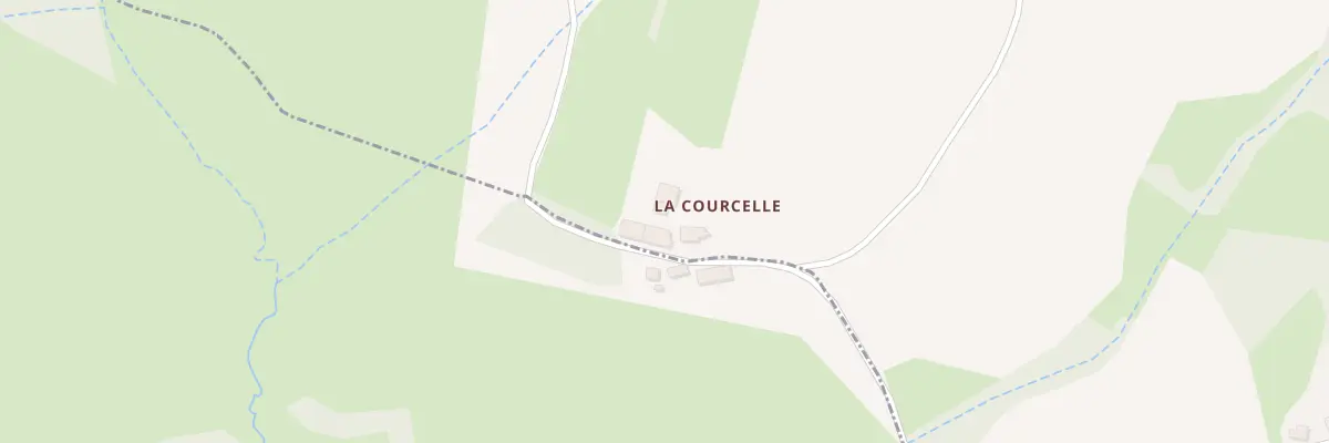 Plan du 2 La Courcelle à Saint-Pierre-le-Bost
