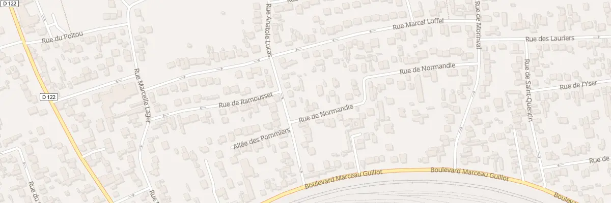 Plan du 50 Rue de Normandie à Argenteuil