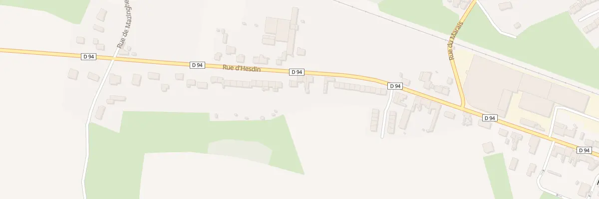 Plan du 784 Rue d’Hesdin à Anvin