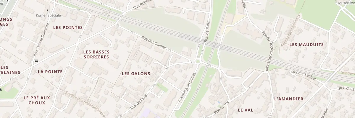 Plan du 24 Rue de Paris à Meudon