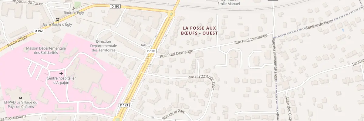 Plan du 4 Rue Paul Demange à Arpajon